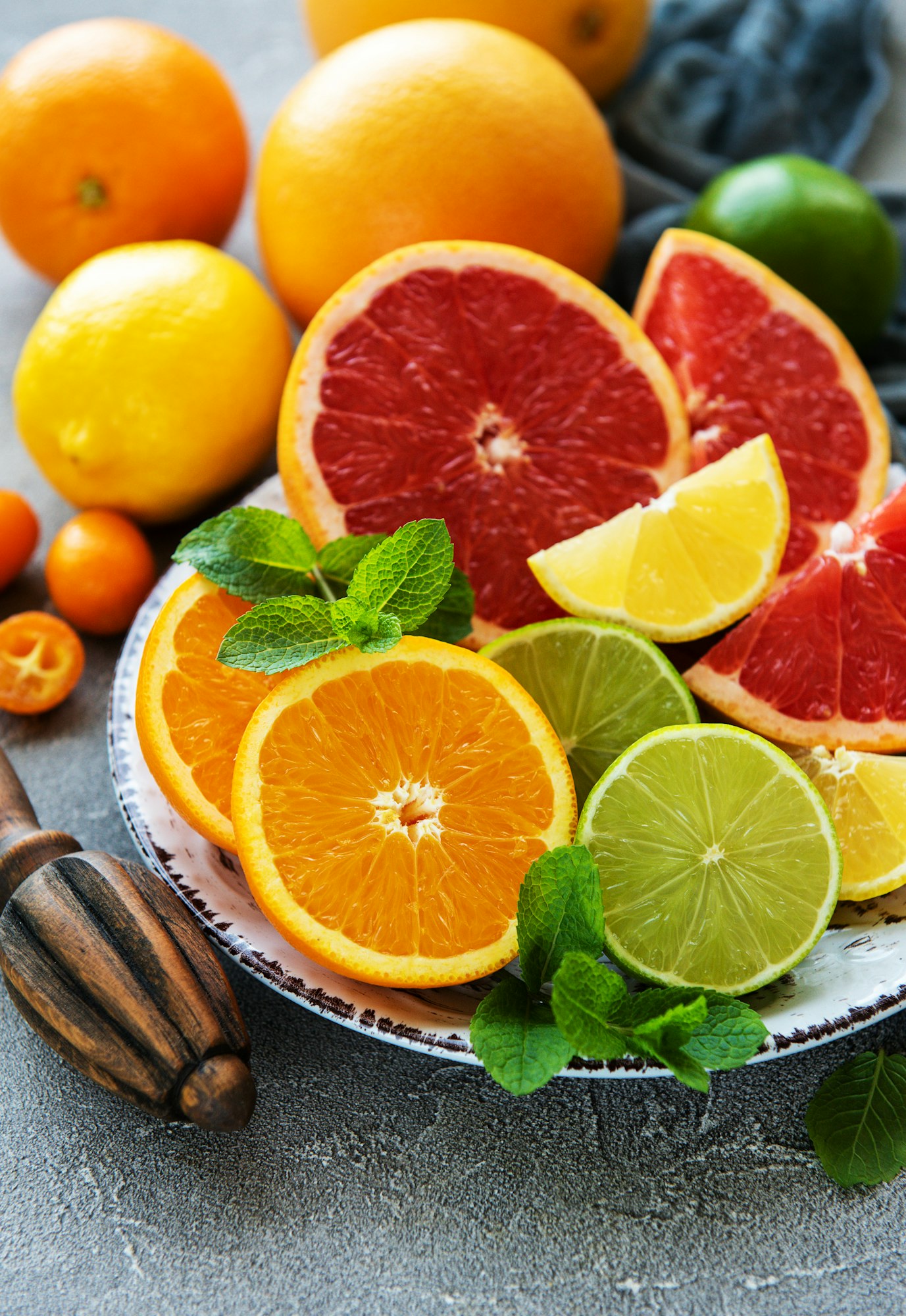 citrus fresh fruits